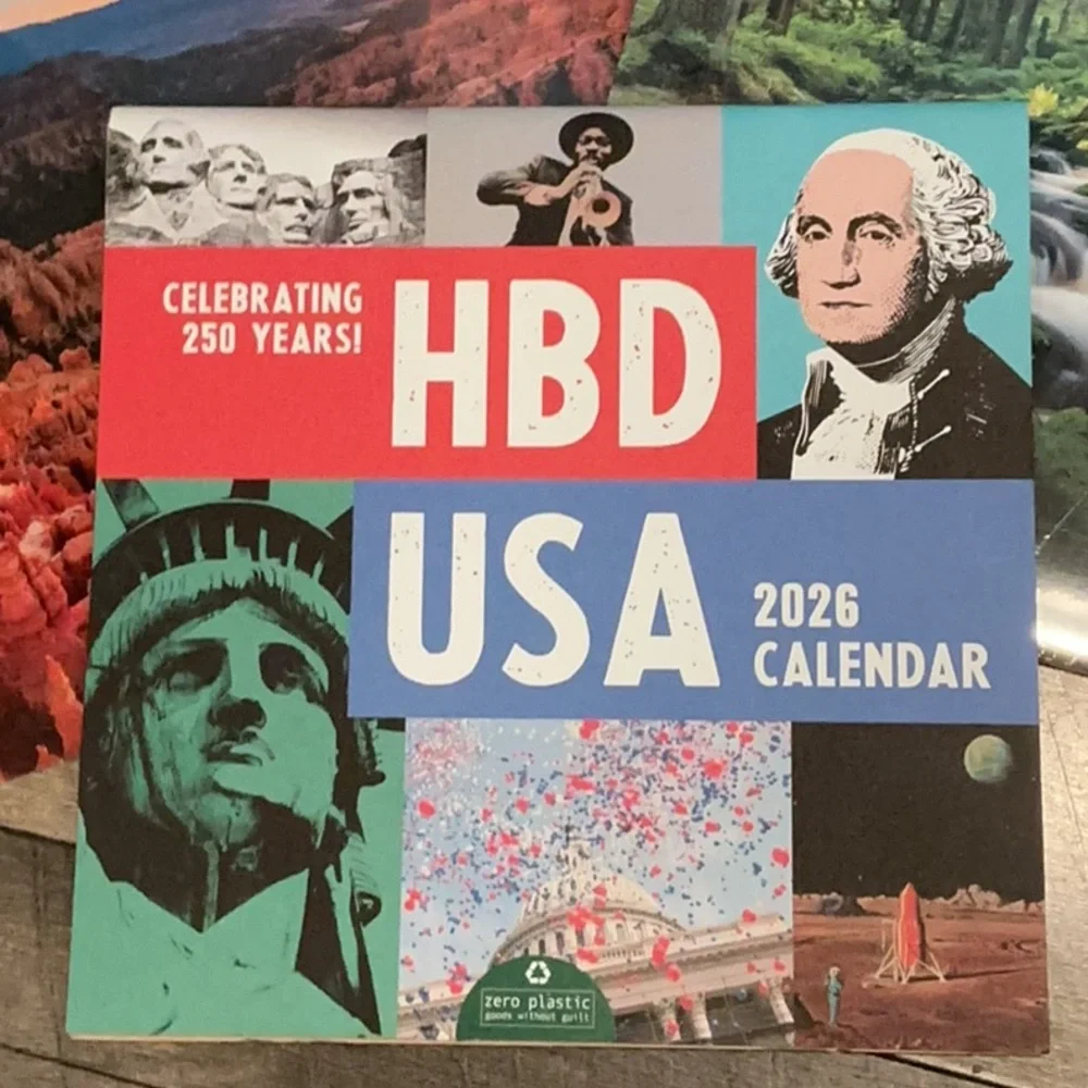 New 3 pack 2026 Calendars America’s 250th birthday Forrest & National Parks